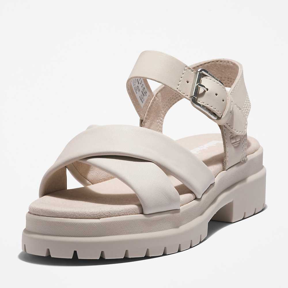 White Women's Timberland London Vibe Sandals | Israel-1402583