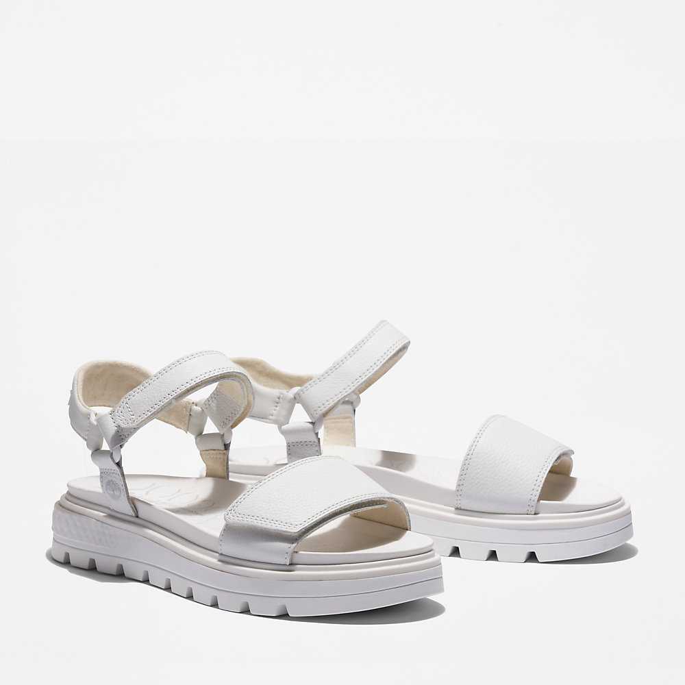 White Women's Timberland Ray City Sandals | Israel-1326840