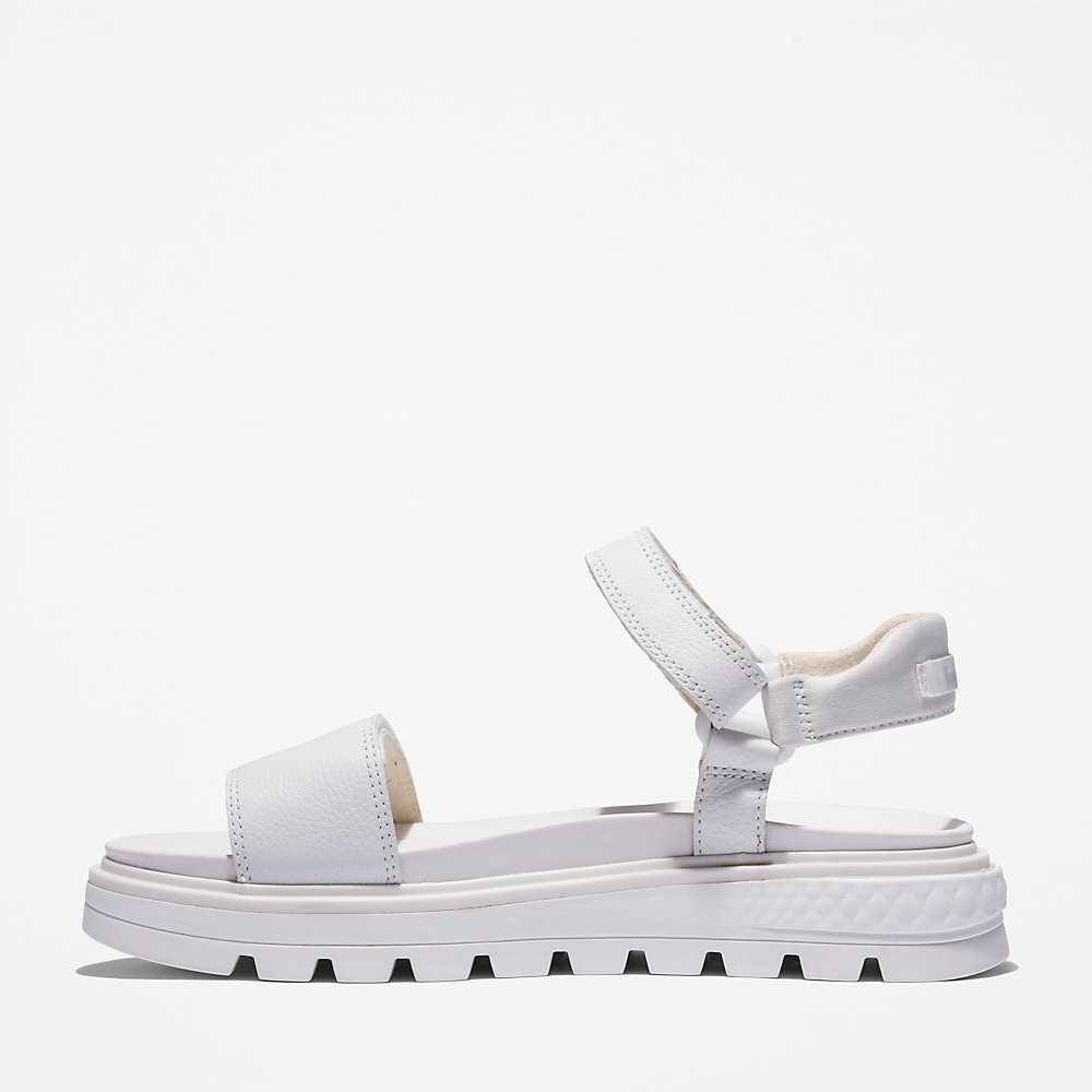 White Women's Timberland Ray City Sandals | Israel-1326840