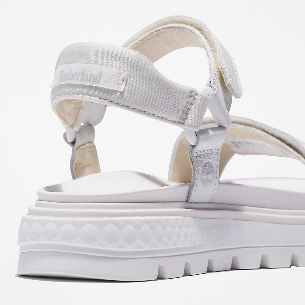 White Women's Timberland Ray City Sandals | Israel-1326840