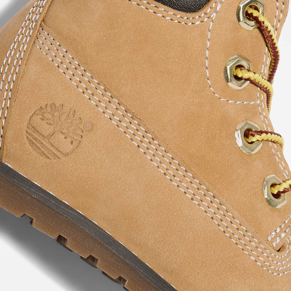 Yellow Kids' Timberland Pokey Pine Waterproof Boots | Israel-4219623