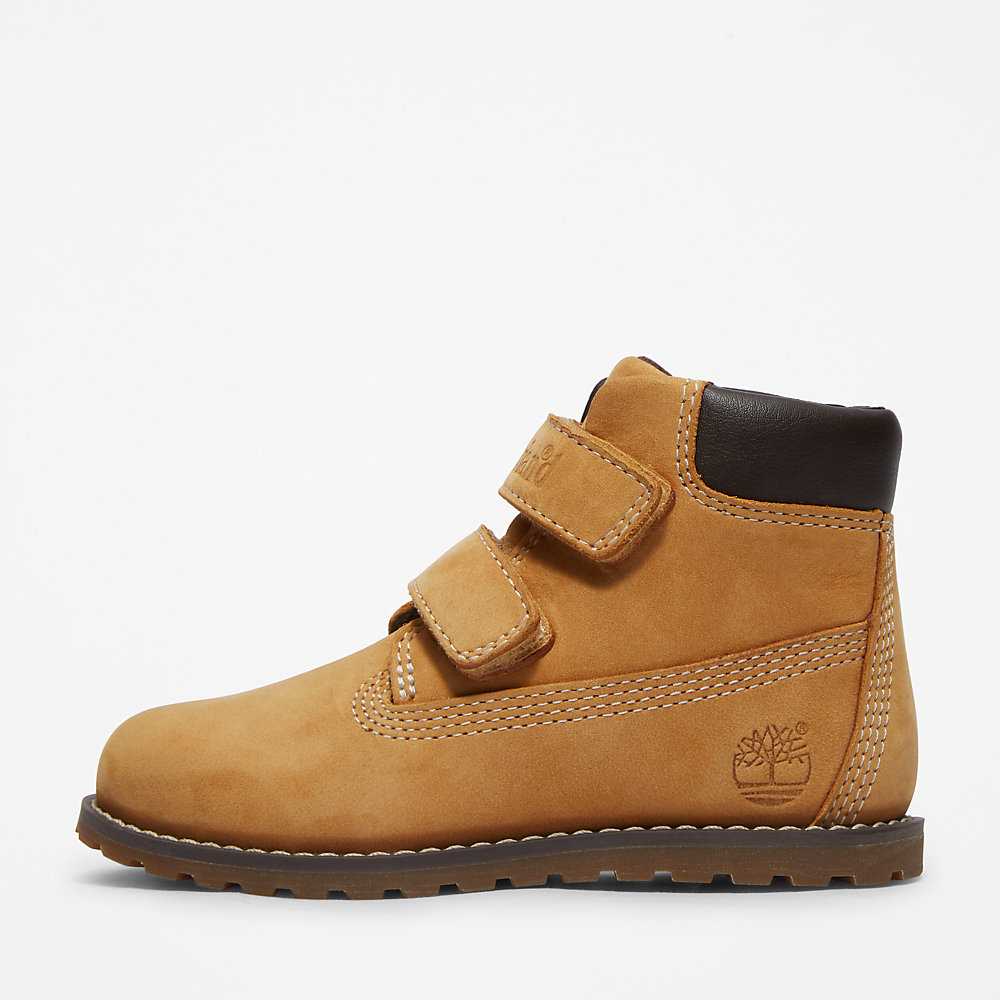 Yellow Kids' Timberland Pokey Pine Winter Boots | Israel-4219627