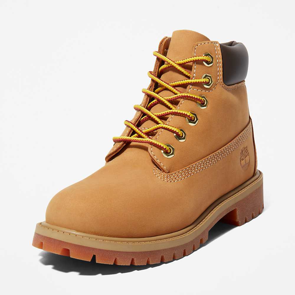 Yellow Kids' Timberland Premium® 6 Inch Waterproof Boots | Israel-4219601