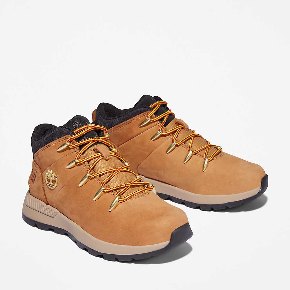 Yellow Kids' Timberland Sprint Trekker Chukka Boots | Israel-4219634