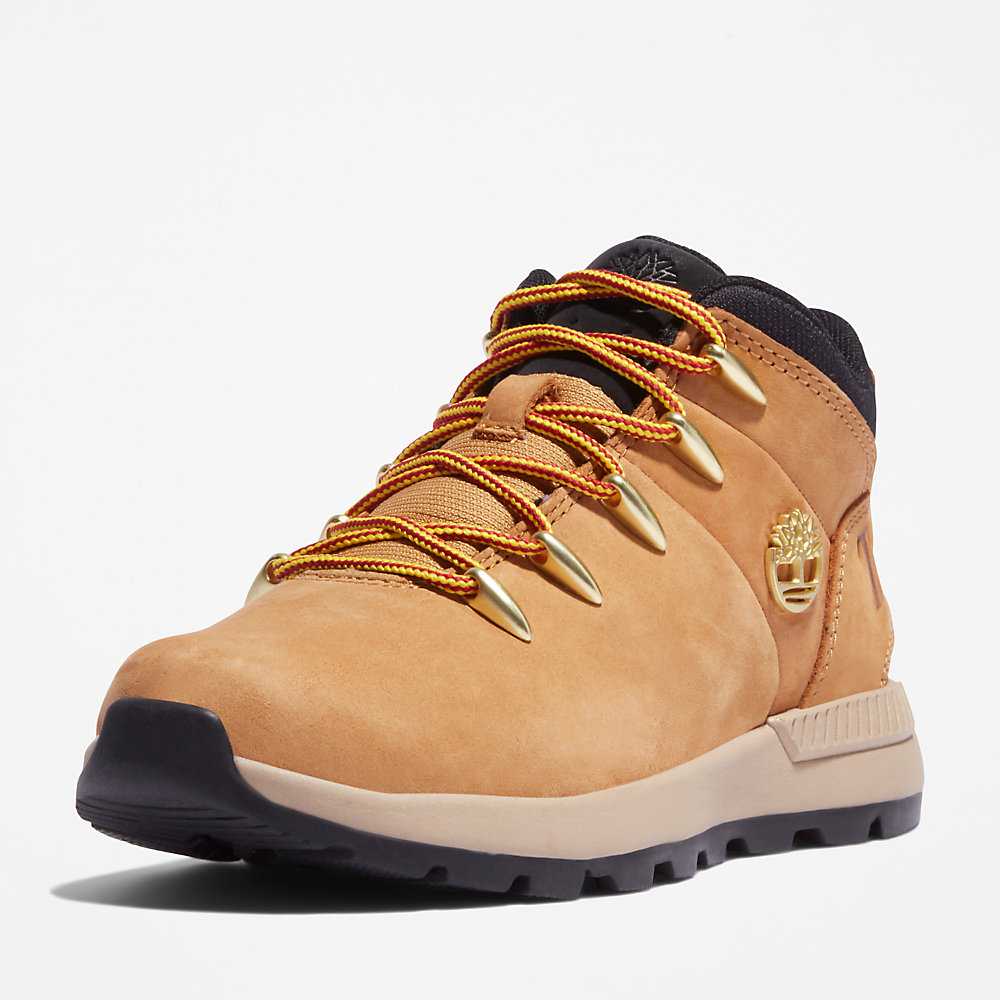 Yellow Kids' Timberland Sprint Trekker Chukka Boots | Israel-4219634