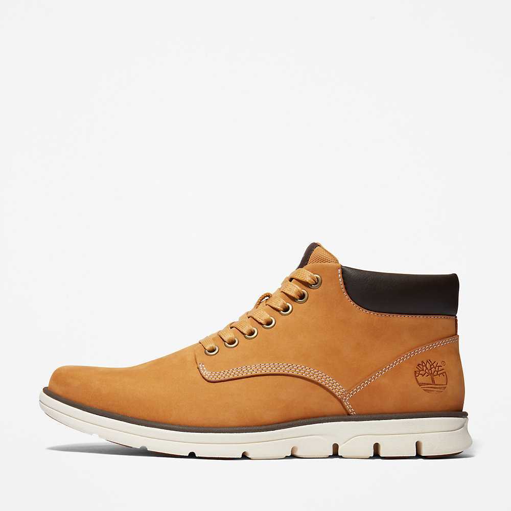 Yellow Men's Timberland Bradstreet Chukka Boots | Israel-5627401