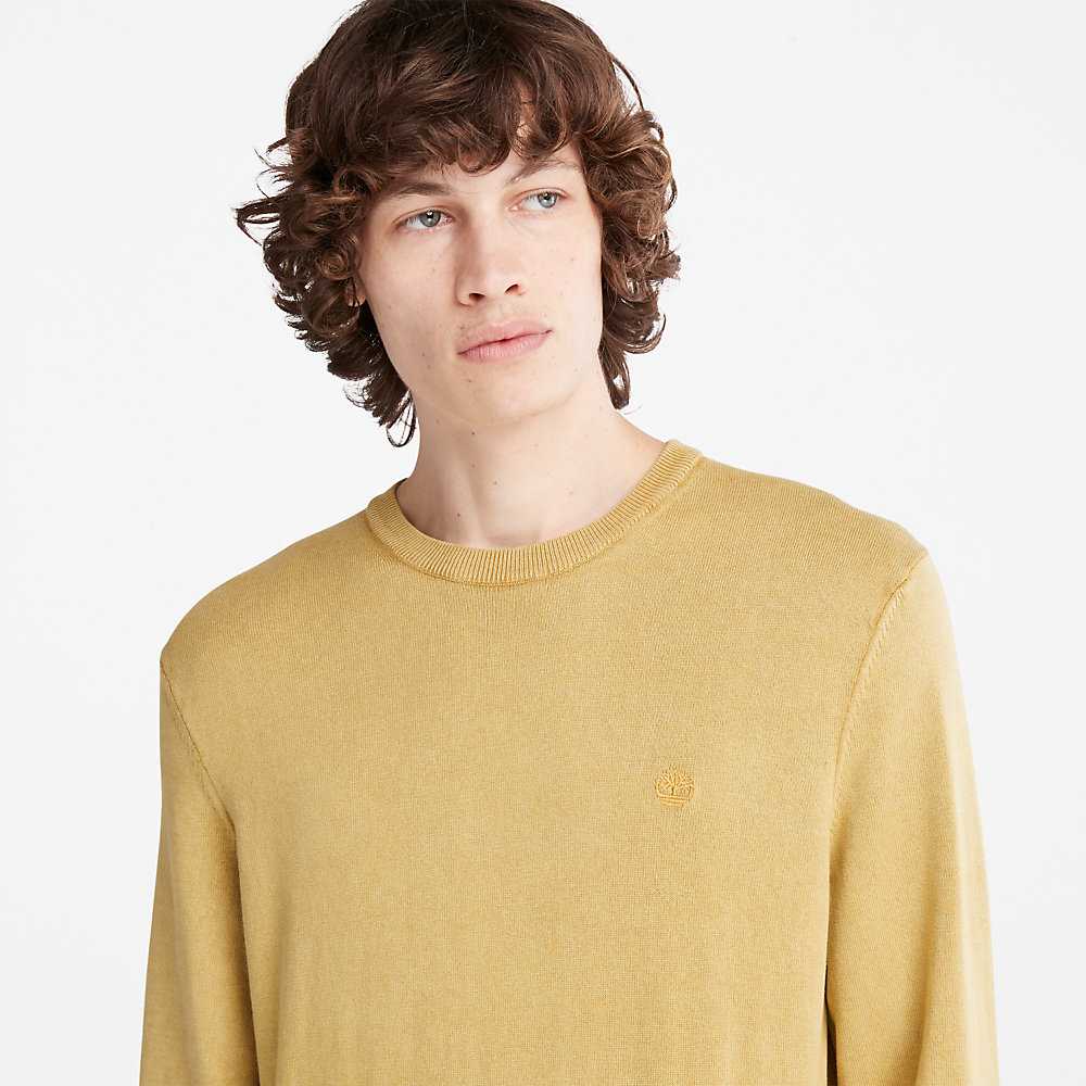 Yellow Men's Timberland Earthkeepers Sweatshirt | Israel-0291874