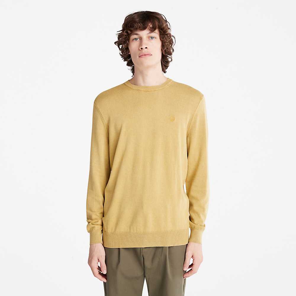 Yellow Men\'s Timberland Earthkeepers Sweatshirt | Israel-0291874