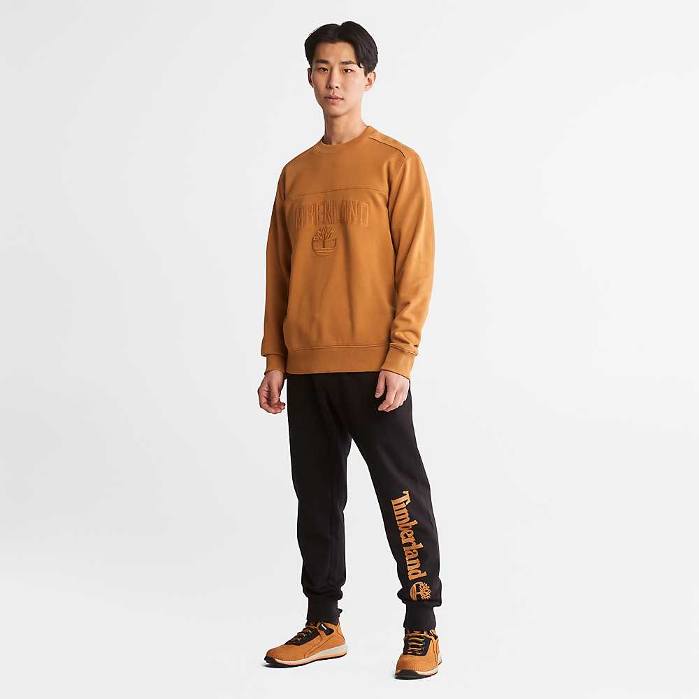 Yellow Men's Timberland Earthkeepers Sweatshirt | Israel-3175046