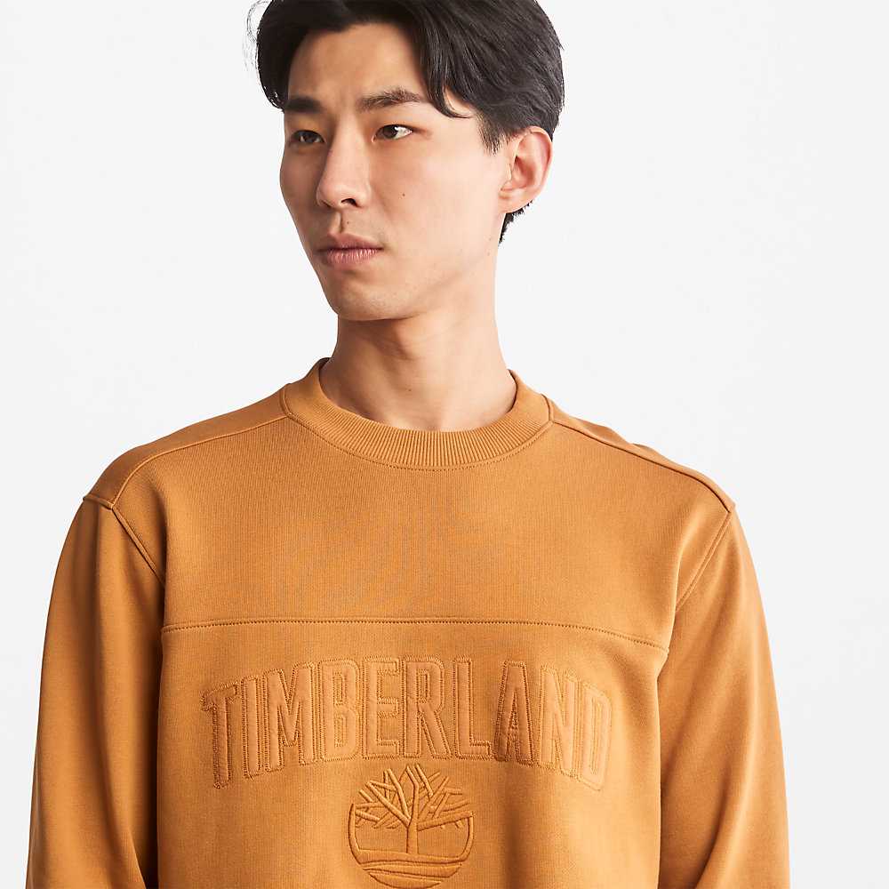 Yellow Men's Timberland Earthkeepers Sweatshirt | Israel-3175046