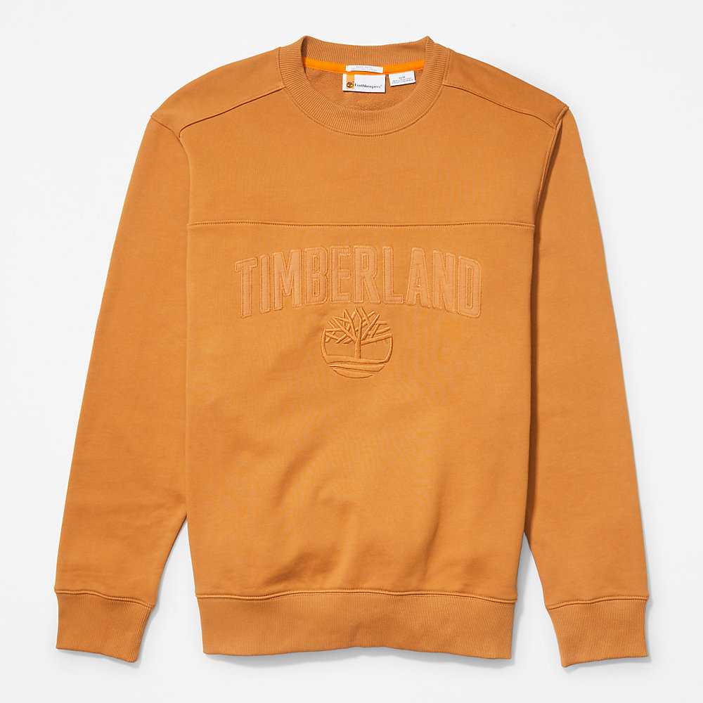 Yellow Men's Timberland Earthkeepers Sweatshirt | Israel-3175046