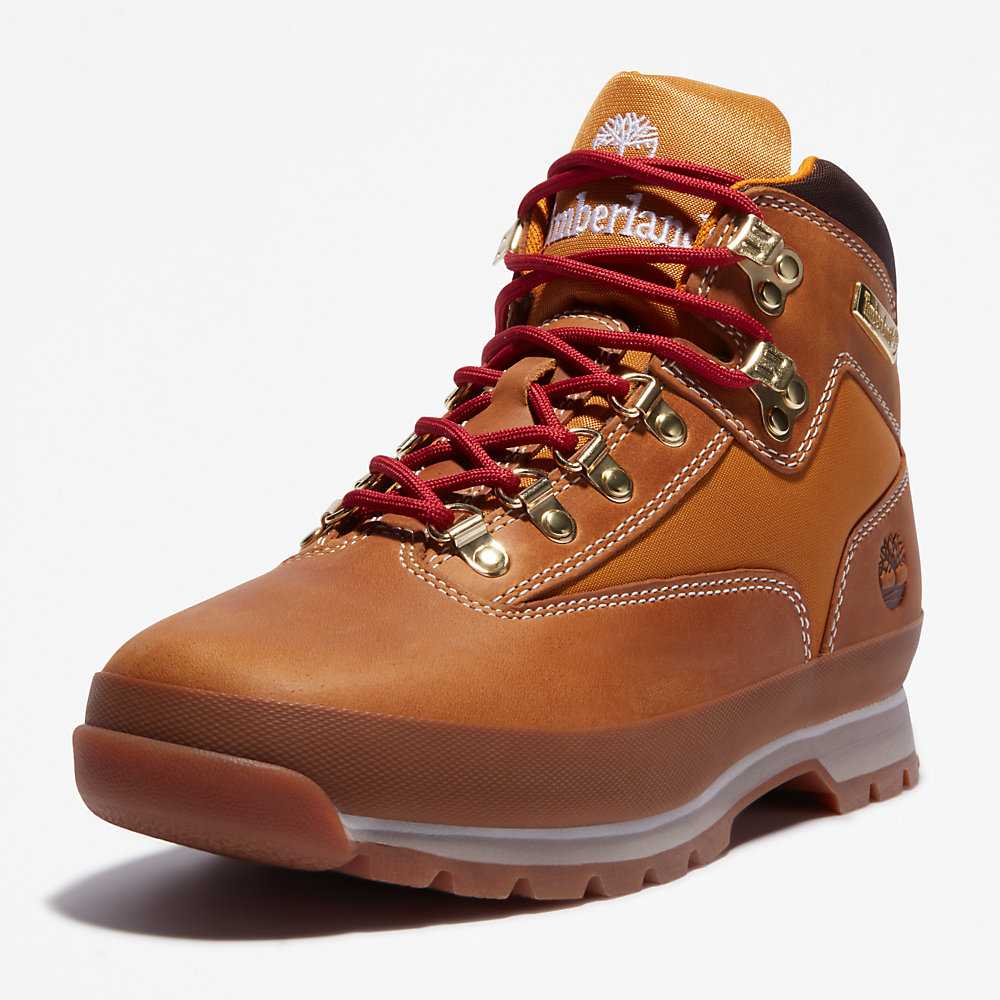 Yellow Men's Timberland Euro Hiker Hiking Boots | Israel-1809273