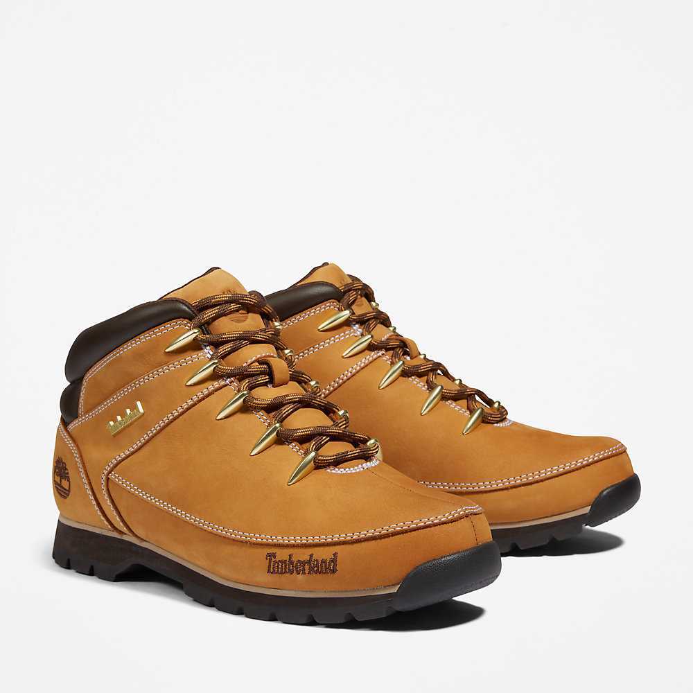 Yellow Men's Timberland Euro Sprint Hiking Boots | Israel-2367814