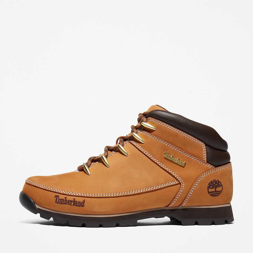 Yellow Men's Timberland Euro Sprint Hiking Boots | Israel-2367814