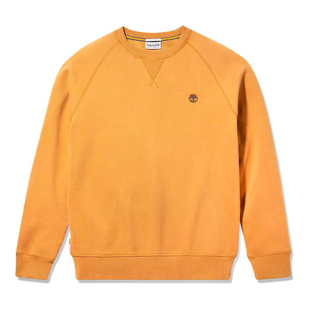 Yellow Men's Timberland Exeter River Sweatshirt | Israel-6705149