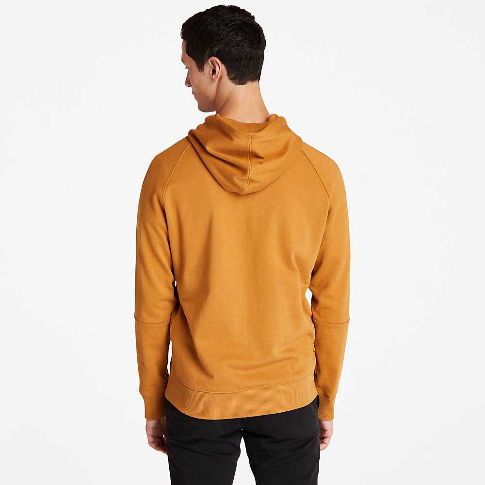 Yellow Men's Timberland Heavyweight Hoodie | Israel-9750268