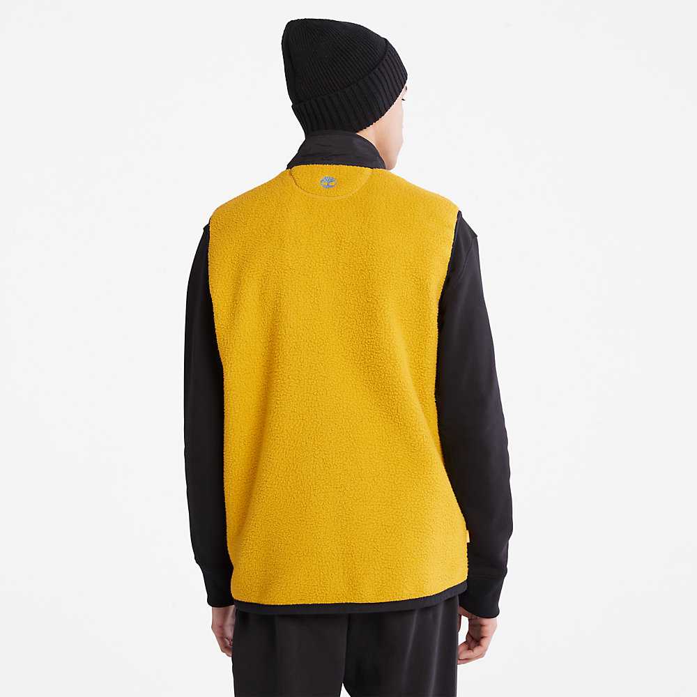 Yellow Men's Timberland Outdoor Archive Vest | Israel-9514706