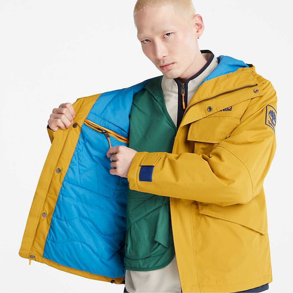 Yellow Men's Timberland Outdoor Mountain Insulated Jackets | Israel-7126954