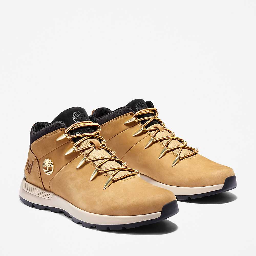 Yellow Men's Timberland Sprint Trekker Chukka Boots | Israel-1784263