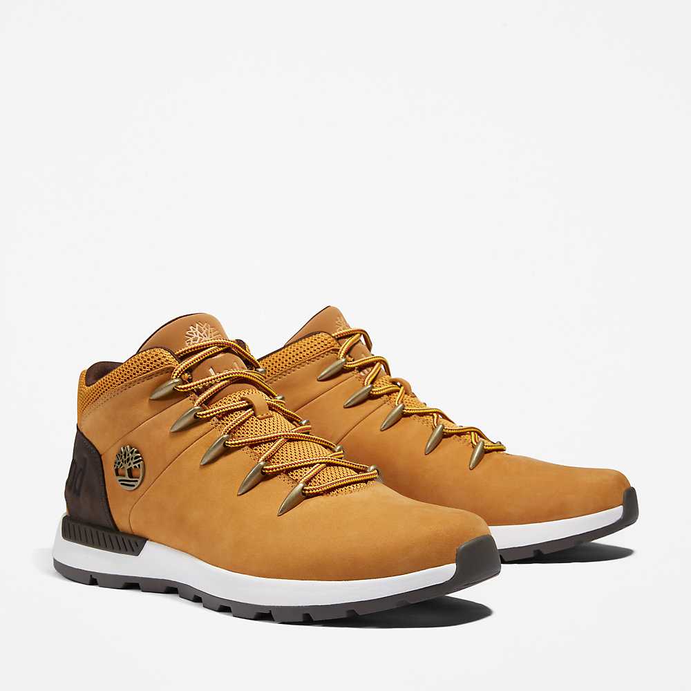 Yellow Men's Timberland Sprint Trekker Hiking Boots | Israel-9073842