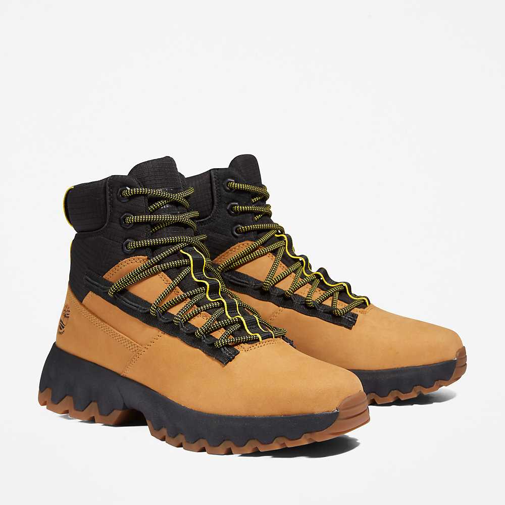 Yellow Men's Timberland TBL® Edge Waterproof Boots | Israel-4710389