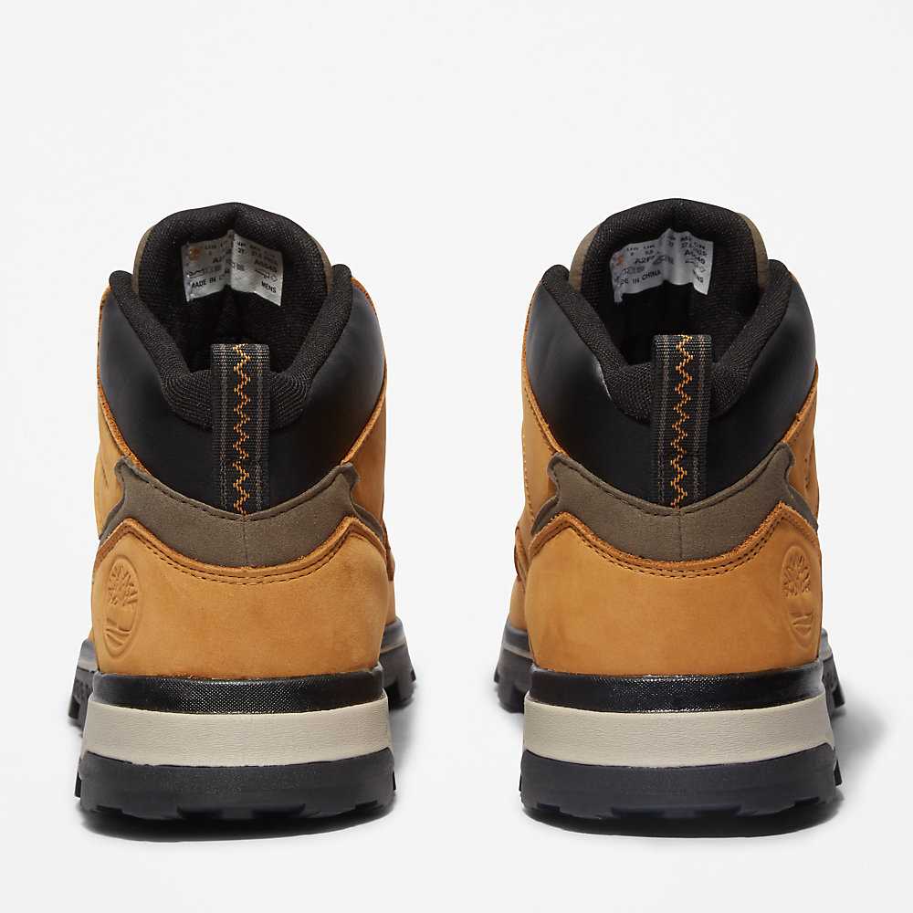 Yellow Men's Timberland Treeline Hiking Boots | Israel-0986172