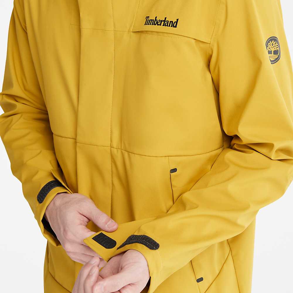 Yellow Men's Timberland Water-Repellent Windbreaker | Israel-8074651