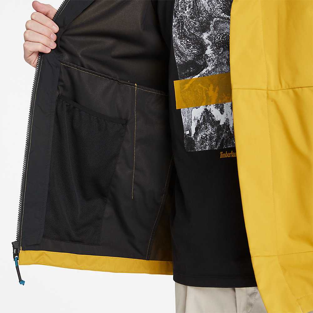 Yellow Men's Timberland Water-Repellent Windbreaker | Israel-8074651