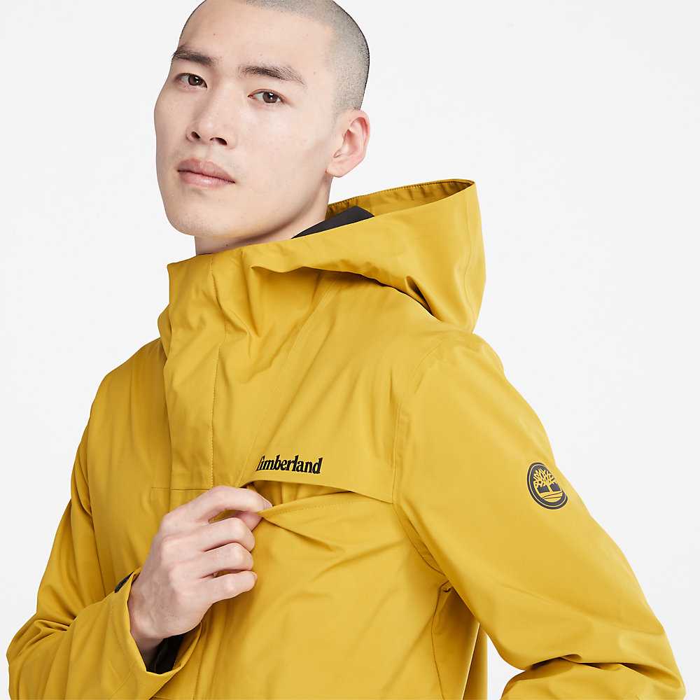 Yellow Men's Timberland Water-Repellent Windbreaker | Israel-8074651