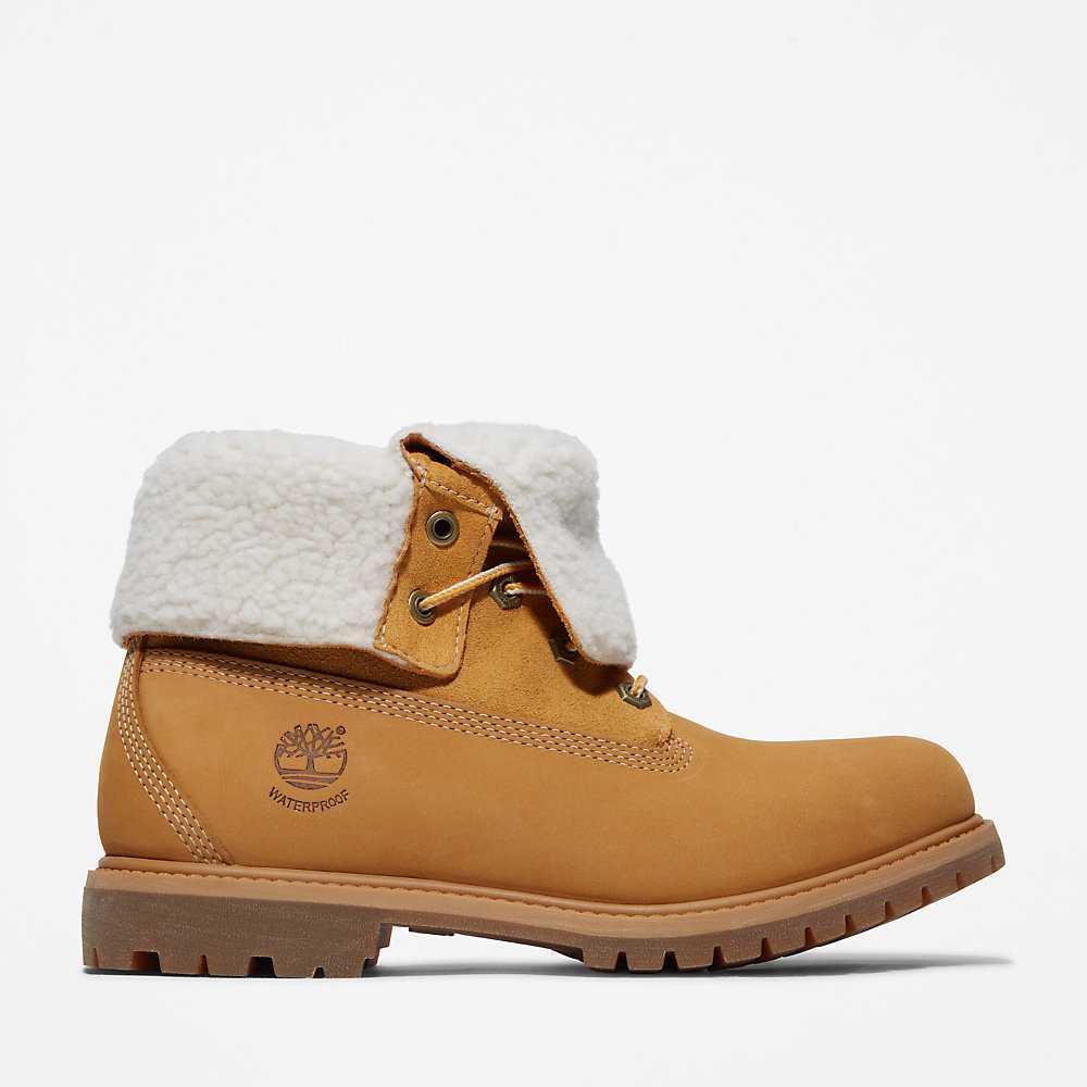 Yellow Women\'s Timberland Authentic Winter Boots | Israel-4196825