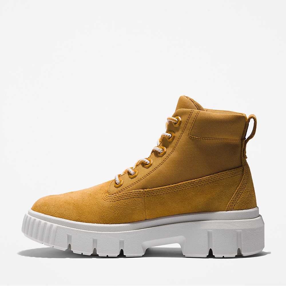 Yellow Women's Timberland Greyfield Waterproof Boots | Israel-9475123