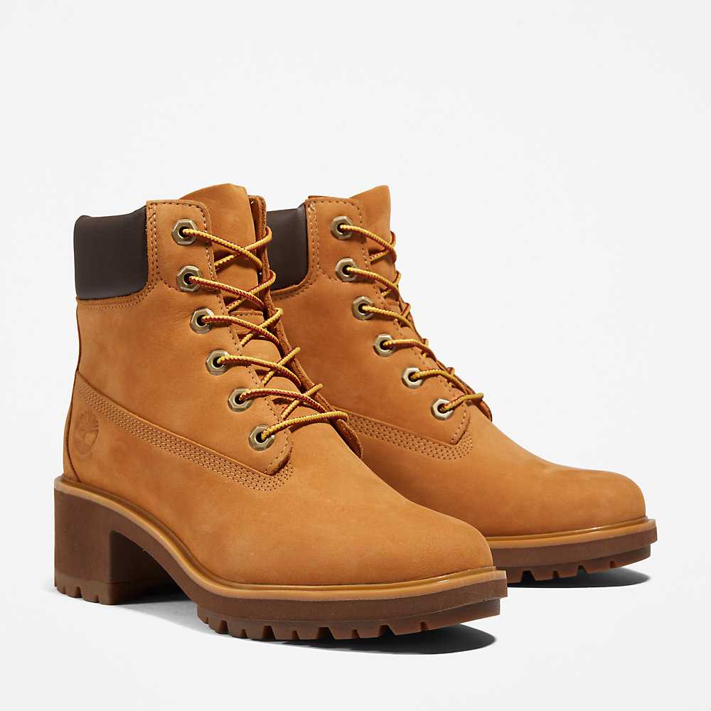 Yellow Women's Timberland Kinsley Heeled Boots | Israel-2109876