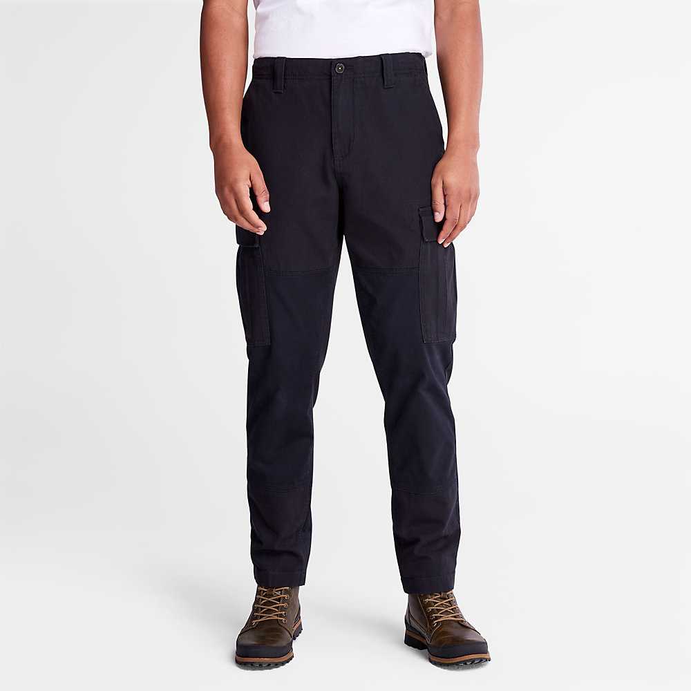 Black Men's Timberland 6 Pocket Cargo Pants | Israel-2648907