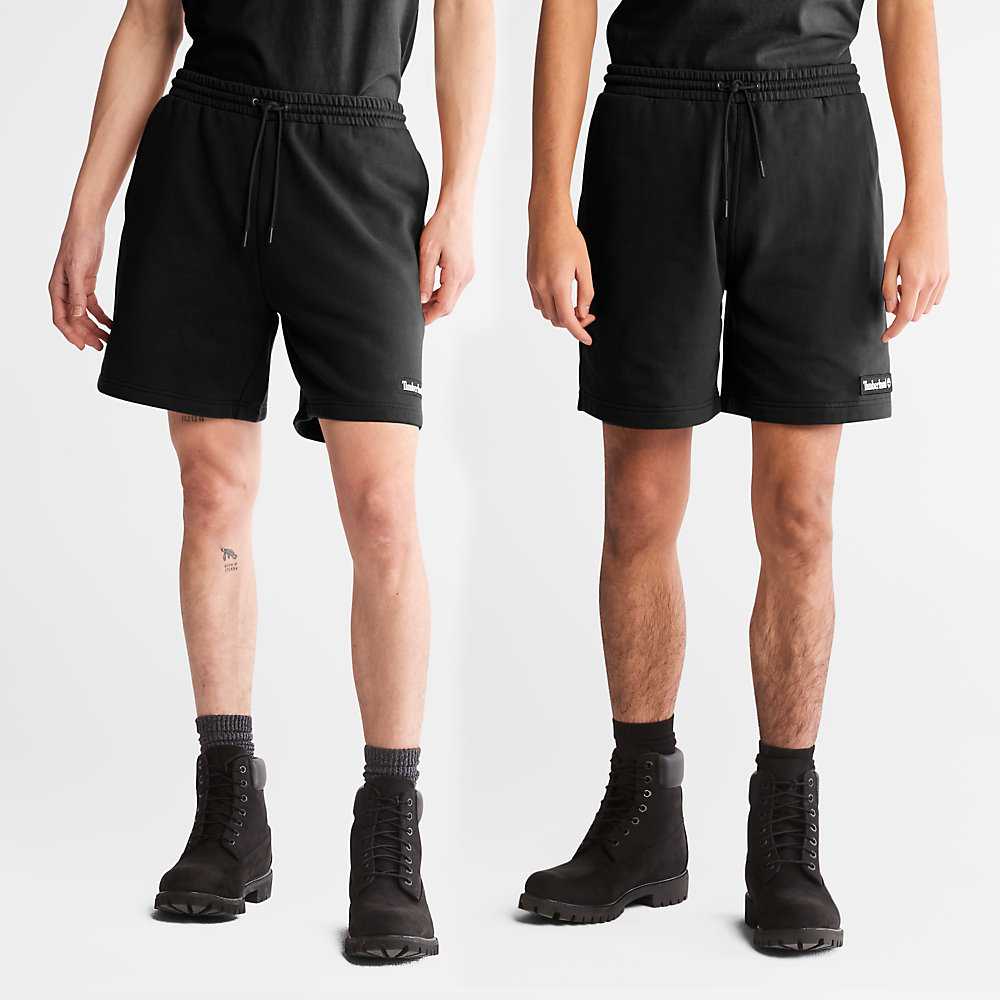 Black Men's Timberland All Gender Sweat Shorts | Israel-1270389