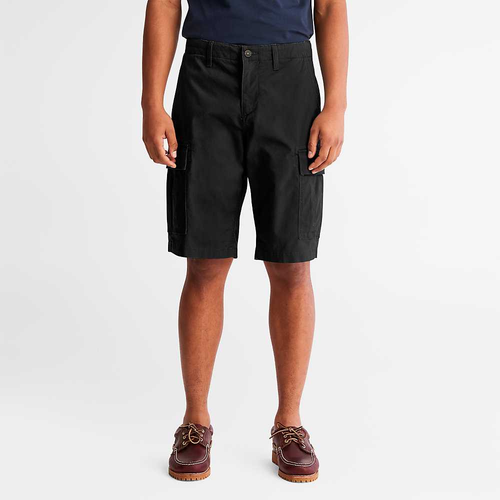 Black Men's Timberland Cargo Cargo Shorts | Israel-5934820