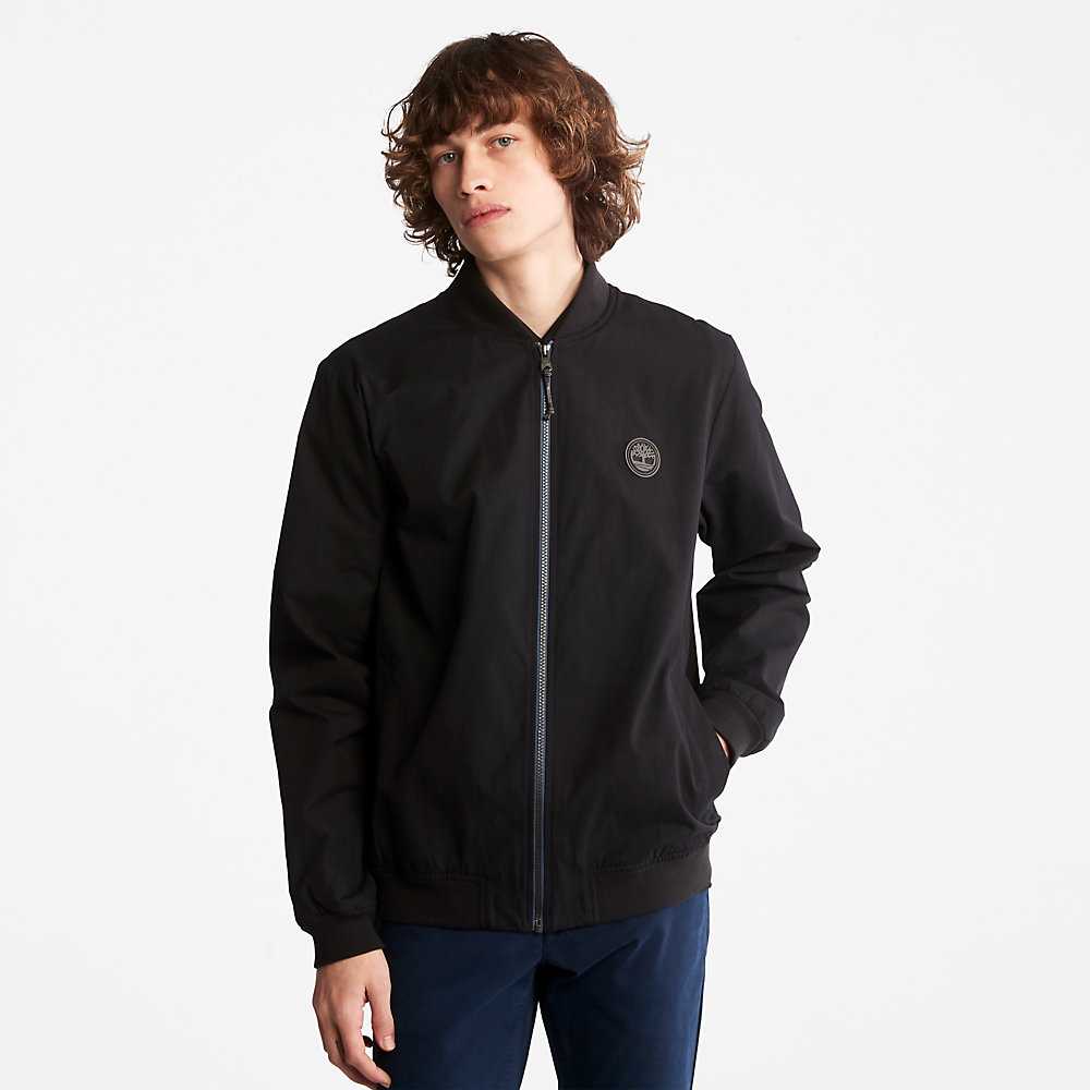 Black Men's Timberland DWR Bomber Jacket | Israel-7045619