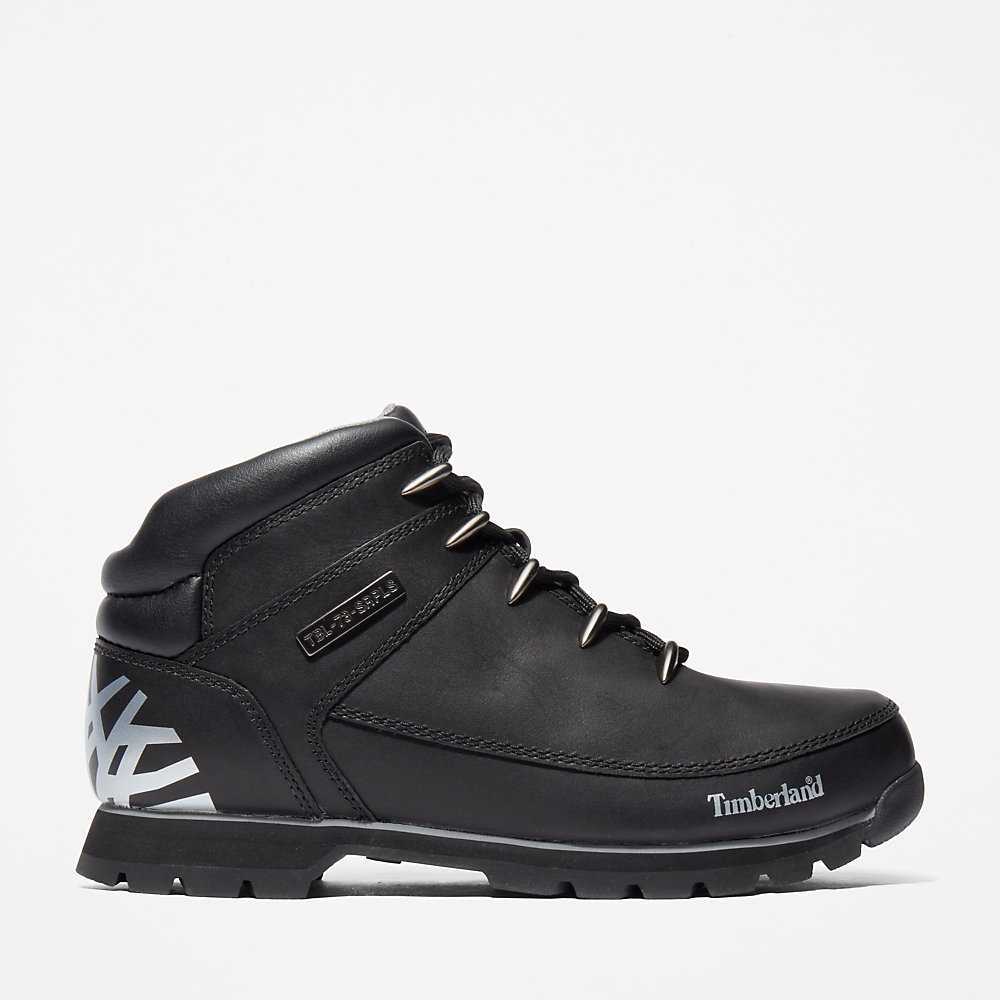 Black Men's Timberland Euro Sprint Hiking Boots | Israel-1238954