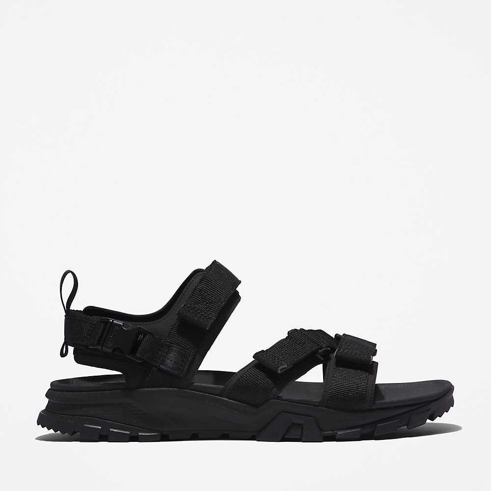 Black Men's Timberland Garrison Trail Sandals | Israel-2790618