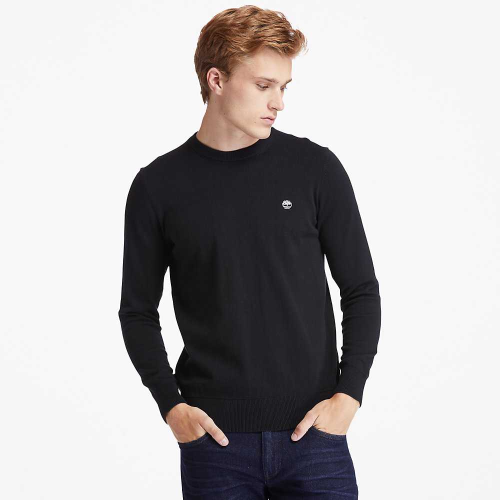 Black Men's Timberland Williams River Sweaters | Israel-1028759