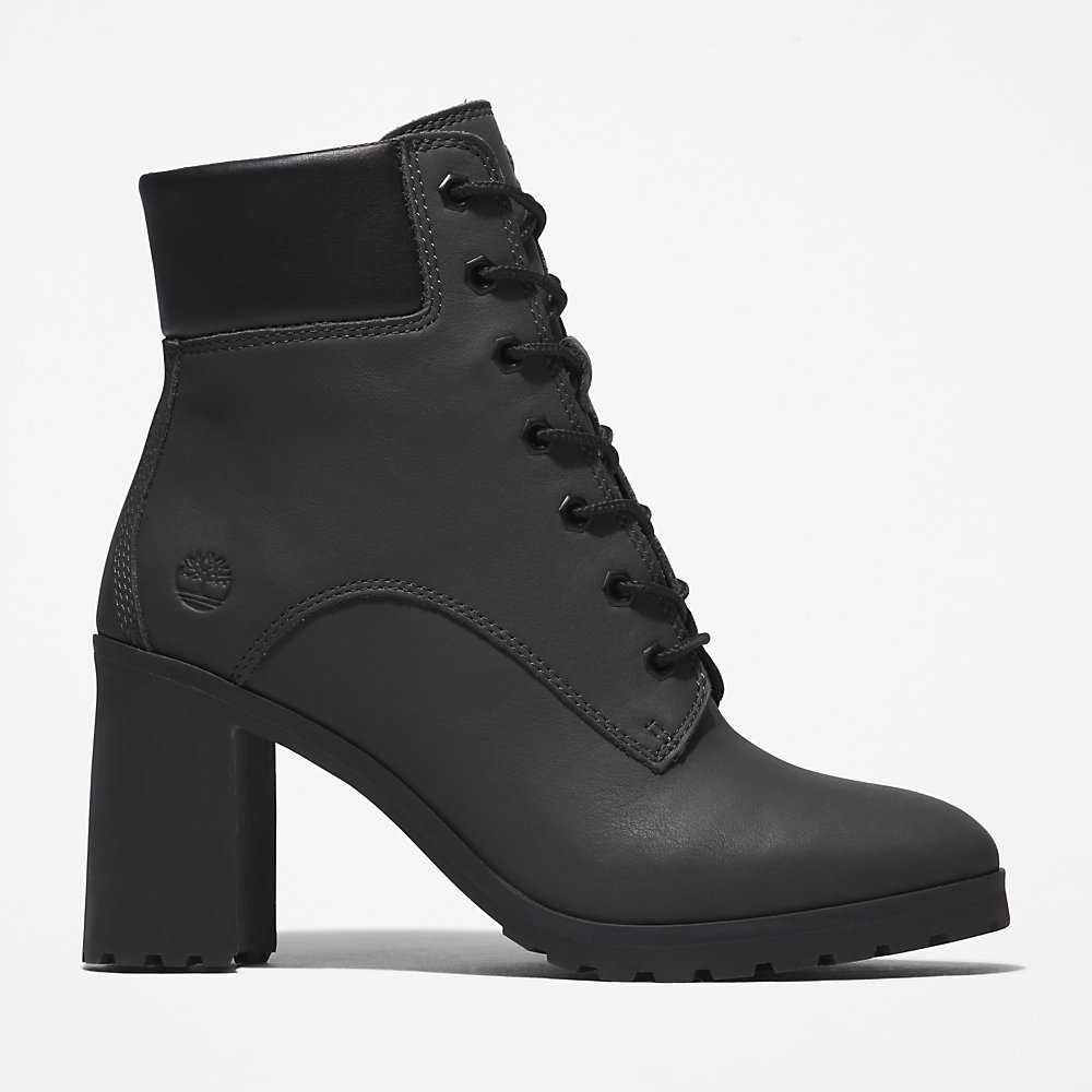 Black Women's Timberland Allington 6 Inch Heeled Boots | Israel-8791025