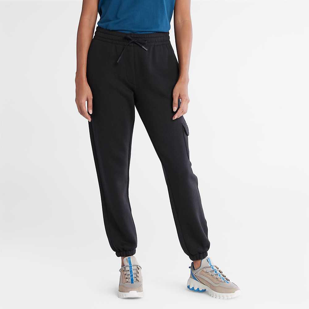 Black Women's Timberland Cargo Track Pants | Israel-1378952