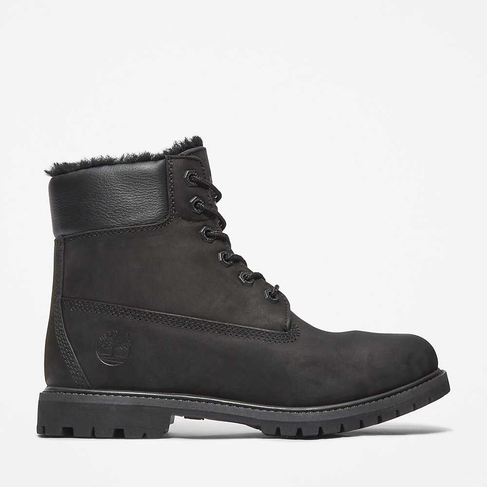 Black Women's Timberland Premium® 6 Inch Waterproof Boots | Israel-5612938