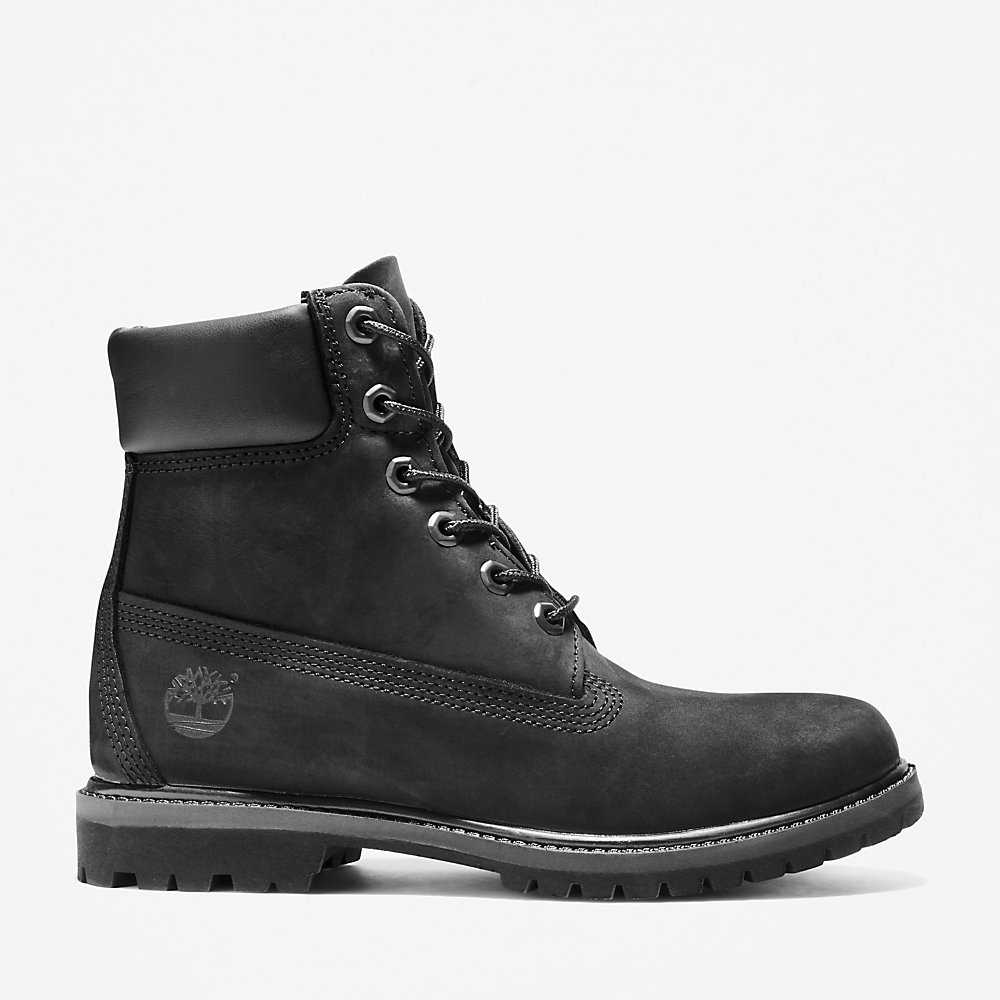 Black Women's Timberland Premium® 6 Inch Waterproof Boots | Israel-5834197