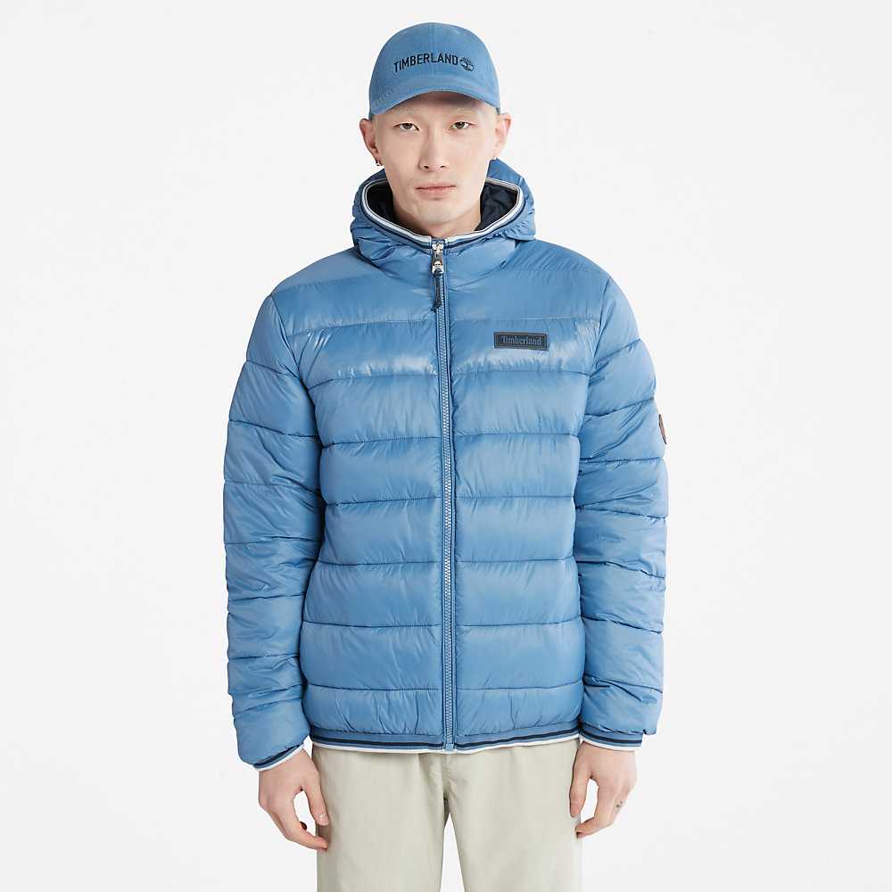 Blue Men's Timberland Garfield Down Jackets | Israel-8297301