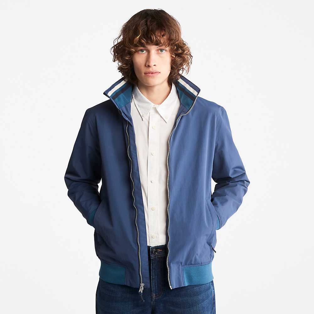 Blue Men's Timberland Mount Lafayette Bomber Jacket | Israel-1324907