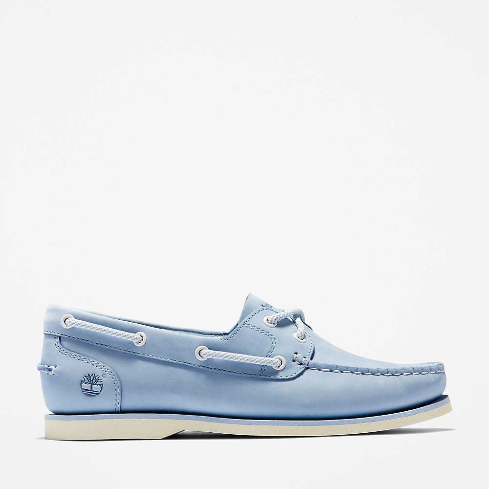 Blue Women's Timberland Classic Boat Shoes | Israel-2153847