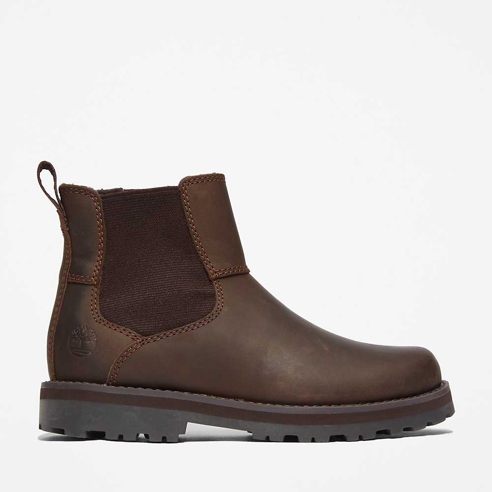 Brown Kids' Timberland Courma Chelsea Boots | Israel-4219540