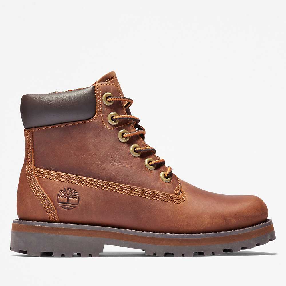 Brown Kids' Timberland Courma Waterproof Boots | Israel-4219522