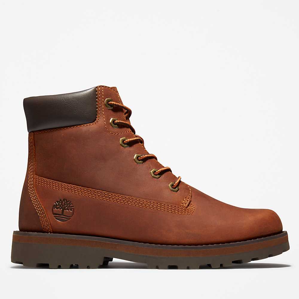 Brown Kids' Timberland Courma Waterproof Boots | Israel-4219525