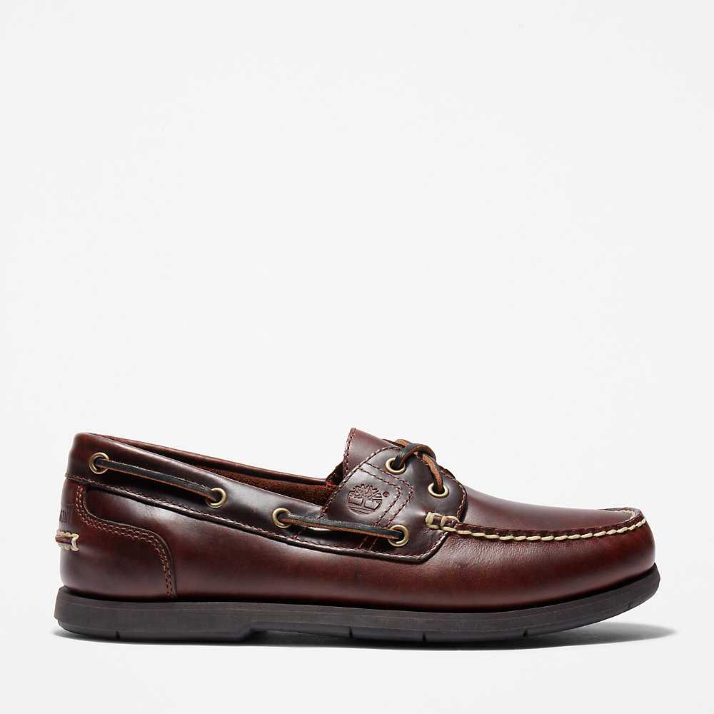 Brown Men's Timberland Classic Boat Shoes | Israel-1357896